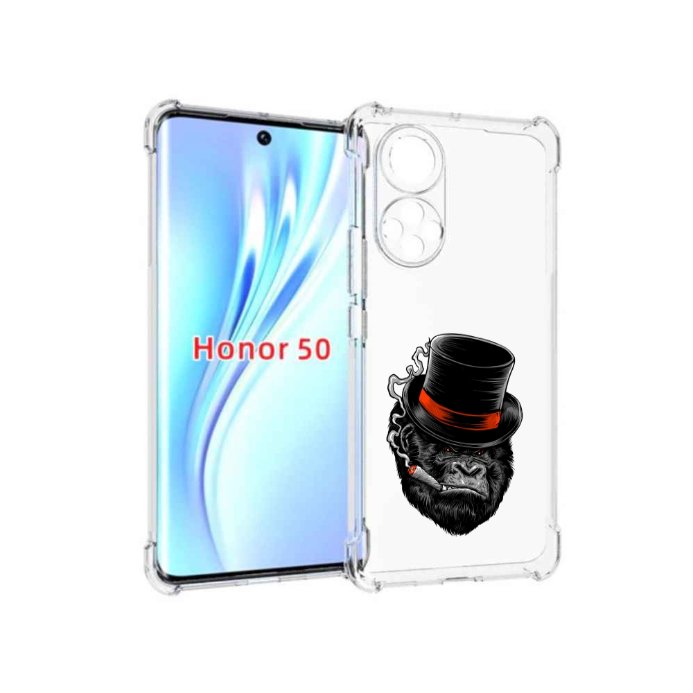 

Чехол бампер MyPads дизайнерская горилла для Honor 50., Прозрачный, Tocco
