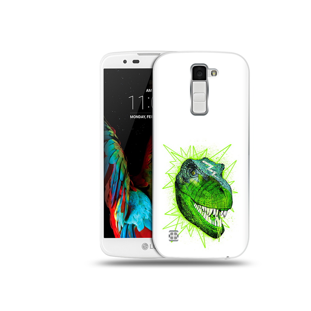 

Чехол MyPads Tocco для LG K10 зеленый динозавр (PT30014.80.358), Прозрачный, Tocco