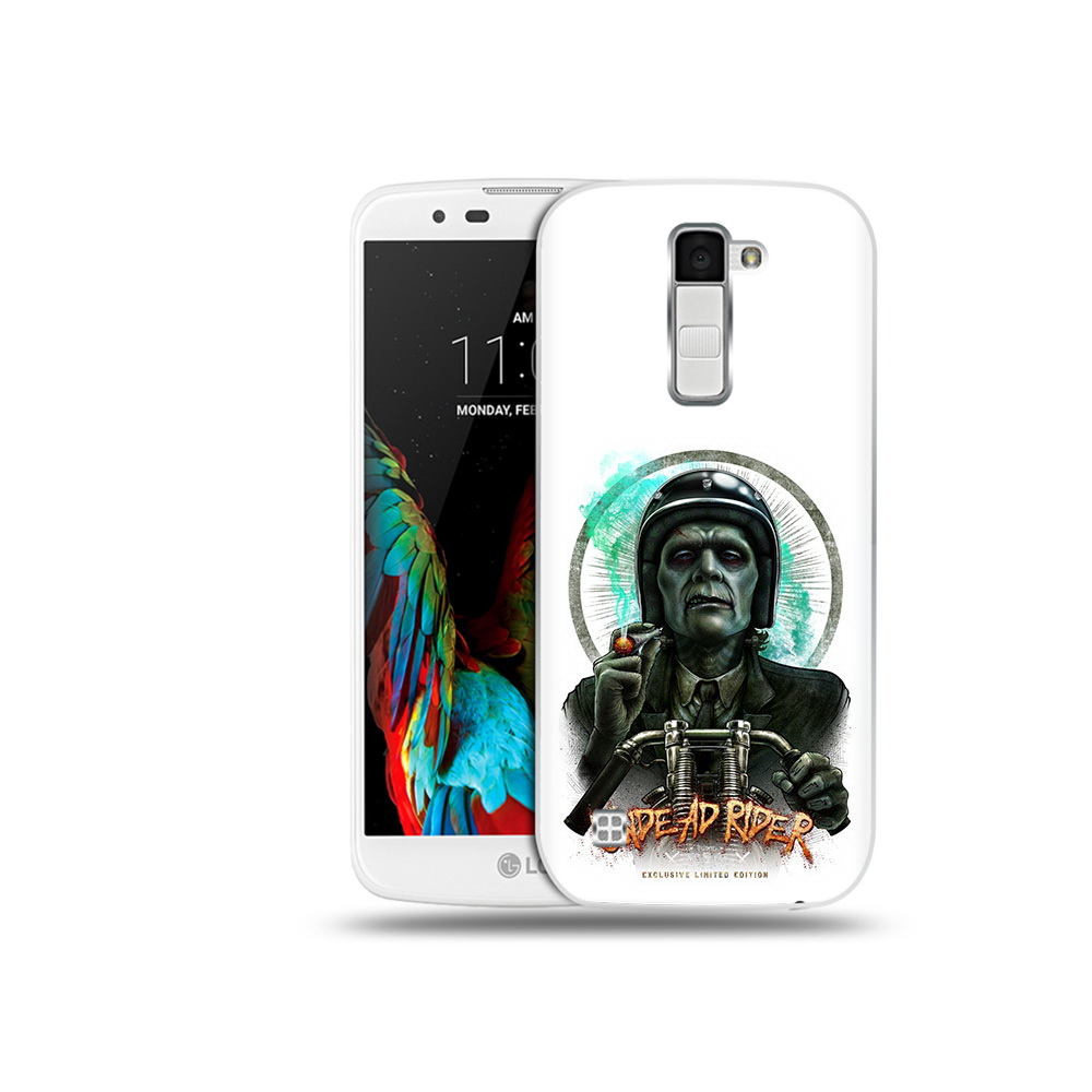 

Чехол MyPads Tocco для LG K10 зеленый мужчина с сигаретой на мотоцикле (PT30014.80.359), Прозрачный, Tocco