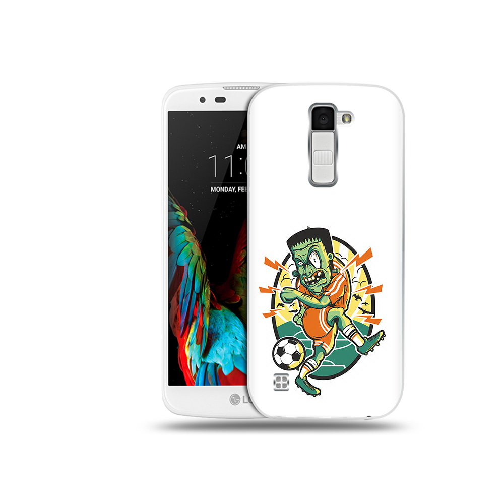 

Чехол MyPads Tocco для LG K10 зомби футболист (PT30014.80.368), Прозрачный, Tocco