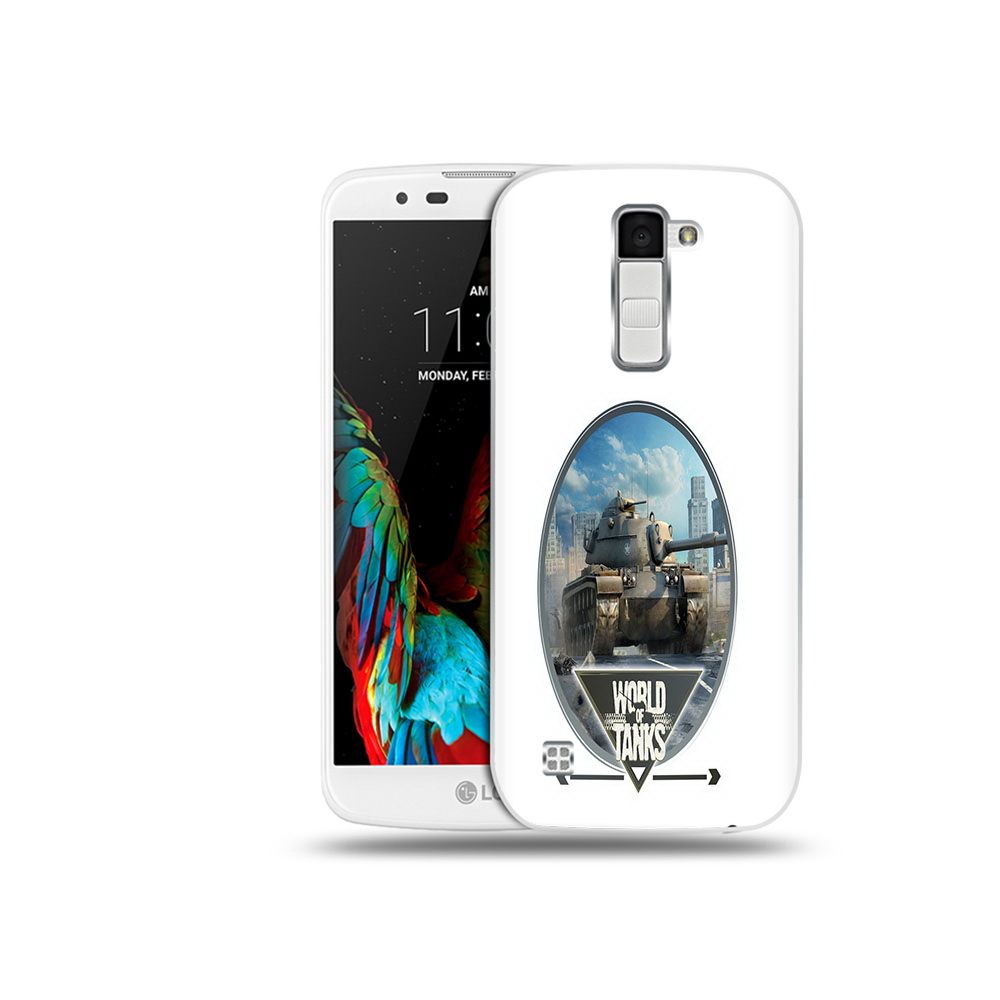 

Чехол MyPads Tocco для LG K10 игра с танками (PT30014.80.375), Прозрачный, Tocco