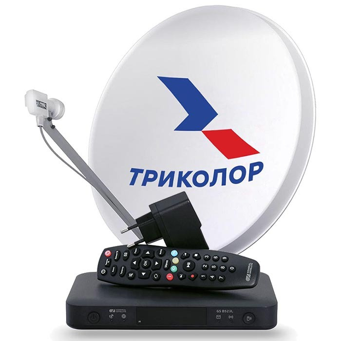 

Ресивер Триколор GS-529L + Тарелка Триколор, Черный, GS-529L