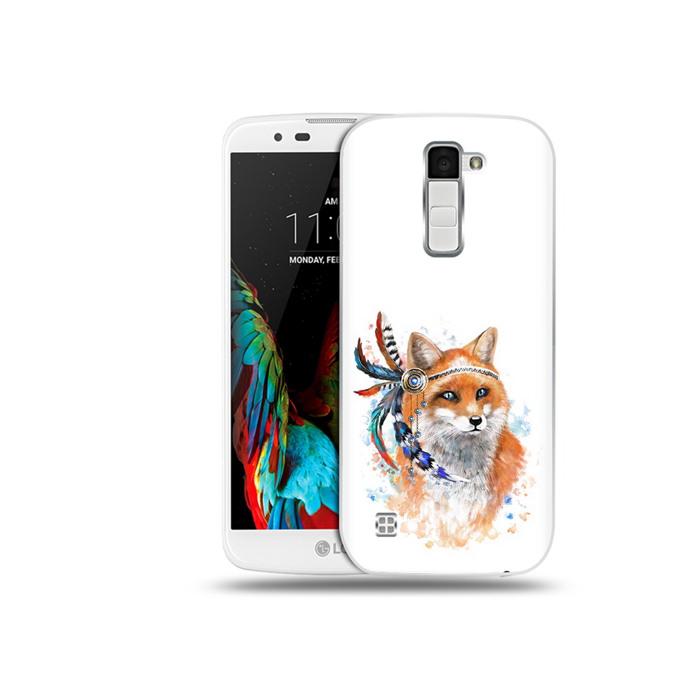 

Чехол MyPads Tocco для LG K10 инду лиса (PT30014.80.377), Прозрачный, Tocco