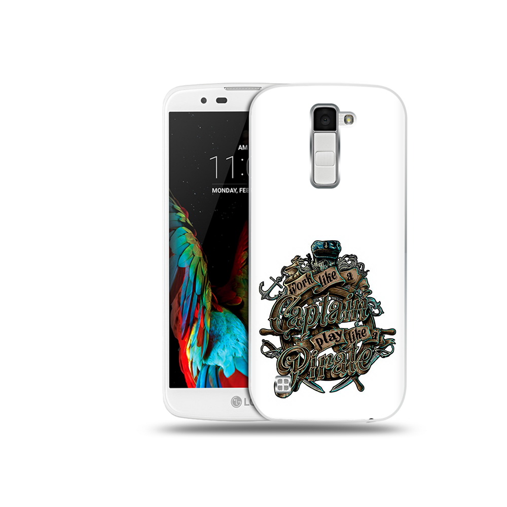 

Чехол MyPads Tocco для LG K10 капитан пиратов (PT30014.80.385), Прозрачный, Tocco