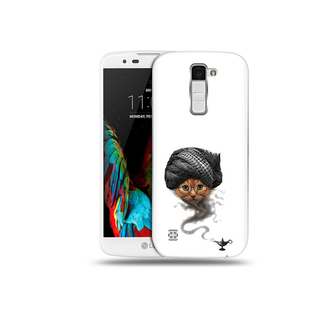 

Чехол MyPads Tocco для LG K10 кот джин (PT30014.80.398), Прозрачный, Tocco
