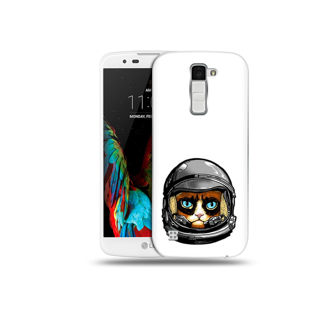 

Чехол MyPads Tocco для LG K10 кот космонавт (PT30014.80.400), Прозрачный, Tocco