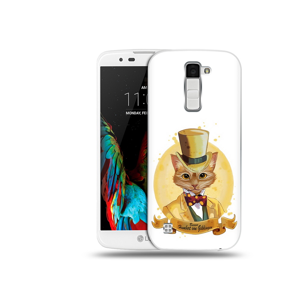 

Чехол MyPads Tocco для LG K10 кот юрист (PT30014.80.401), Прозрачный, Tocco