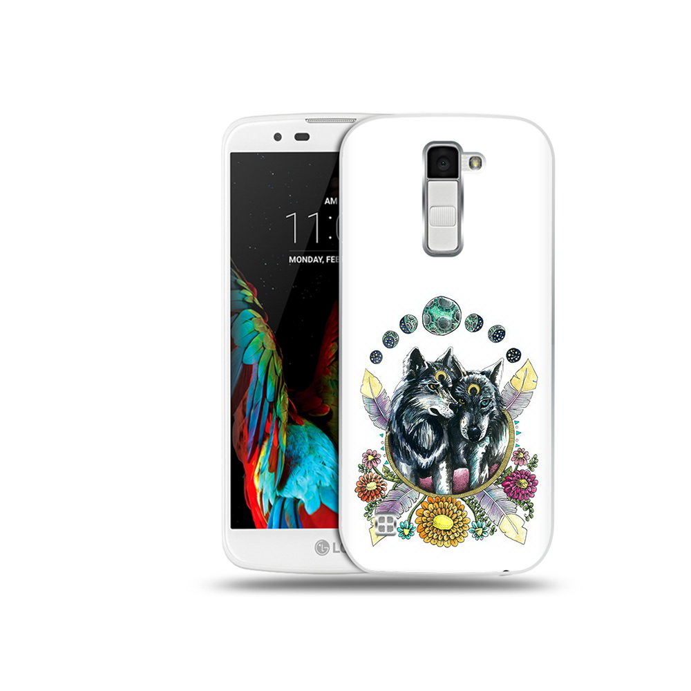 

Чехол MyPads Tocco для LG K10 красивые волки абстракция (PT30014.80.408), Прозрачный, Tocco