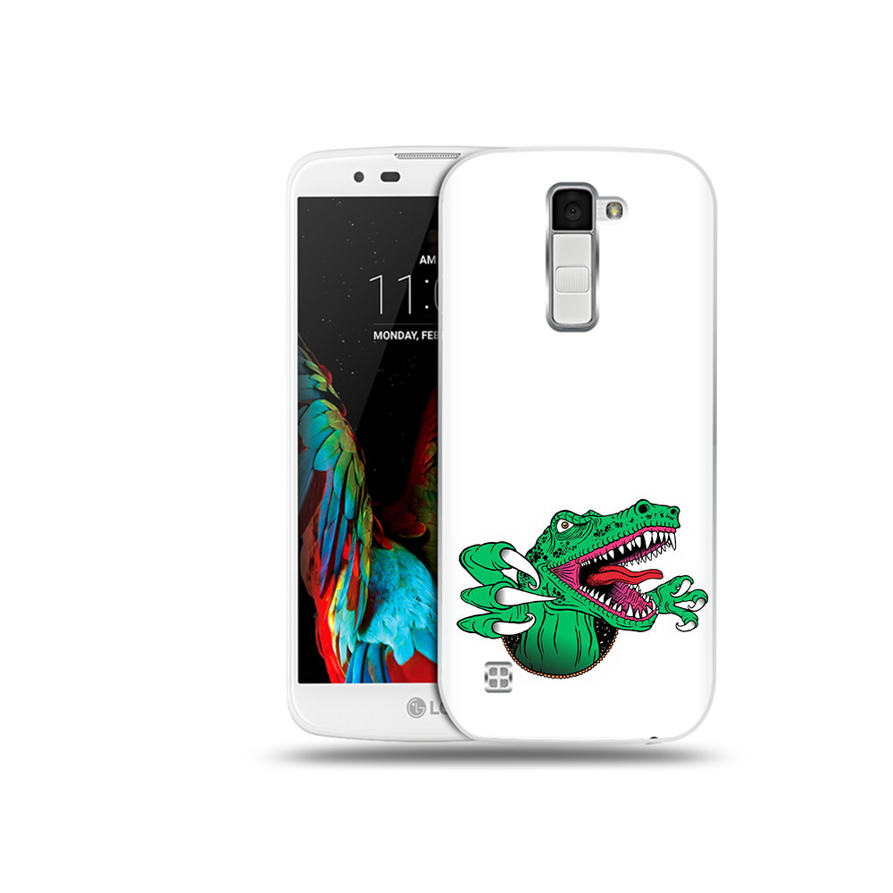 

Чехол MyPads Tocco для LG K10 крокодил (PT30014.80.417), Прозрачный, Tocco
