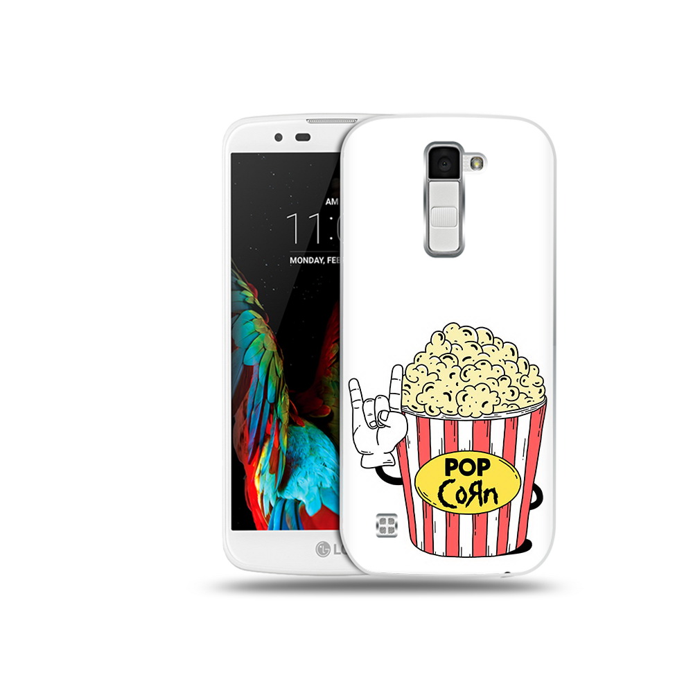 

Чехол MyPads Tocco для LG K10 крутой попкорн (PT30014.80.427), Прозрачный, Tocco