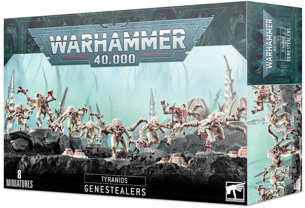 

Миниатюра для игры Games Workshop Warhammer 40000: Tyranids - Genestealers 51-06, Tyranids - Genestealers 51-06