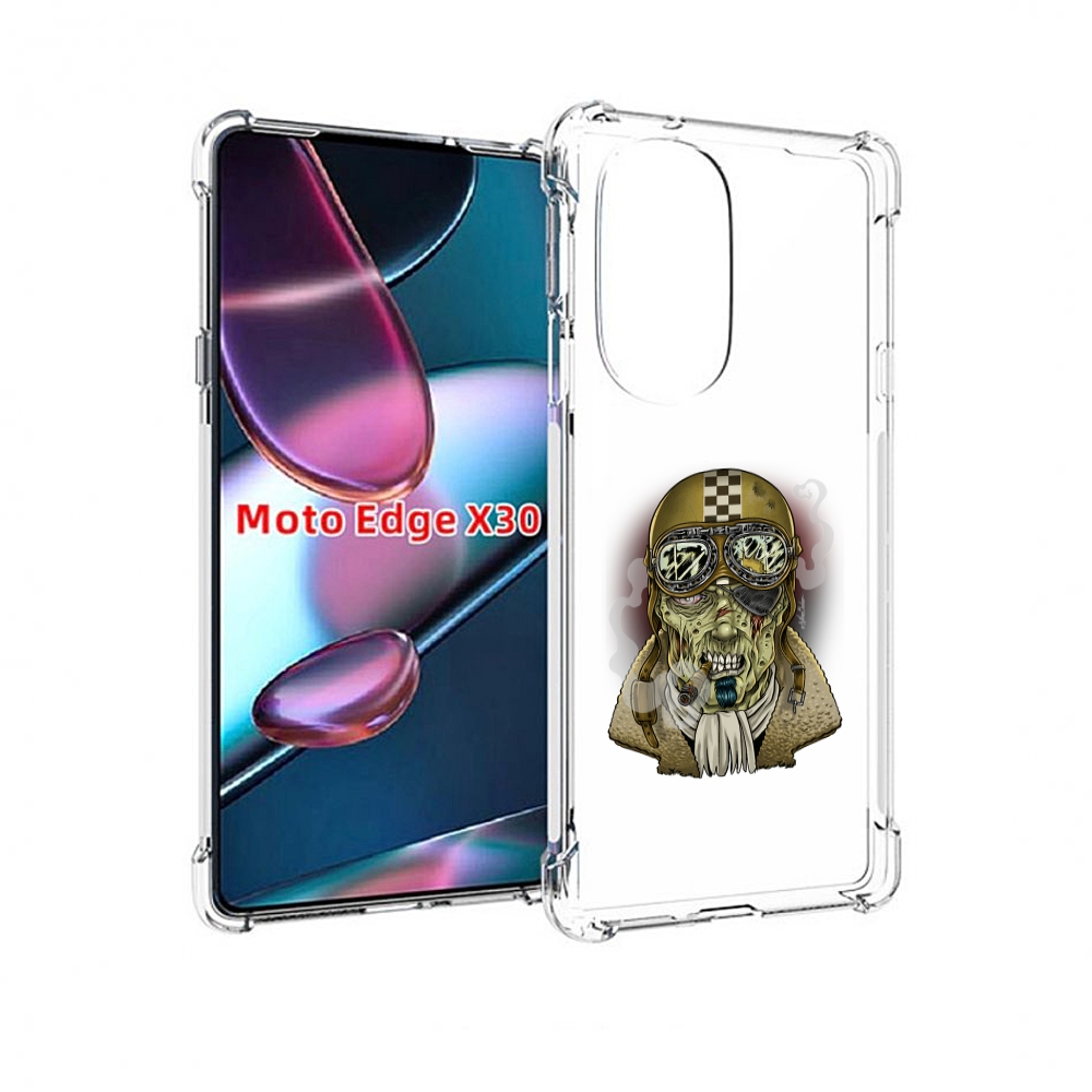 

Чехол MyPads военный зомби для Motorola Moto Edge X30, Прозрачный, Tocco