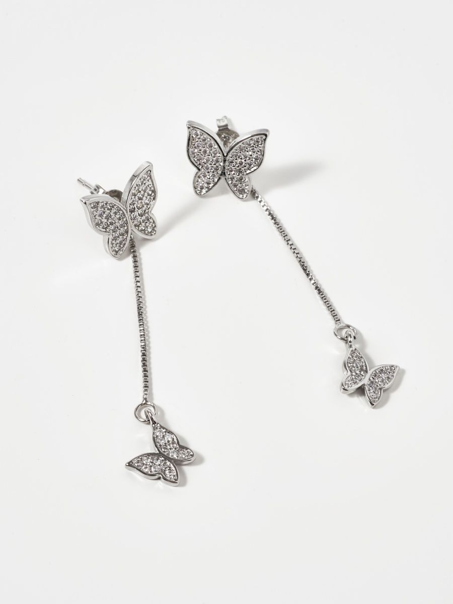 

Серьги продевки из латуни SHINE & BEAUTY 75924-10, кристалл, 75924-10