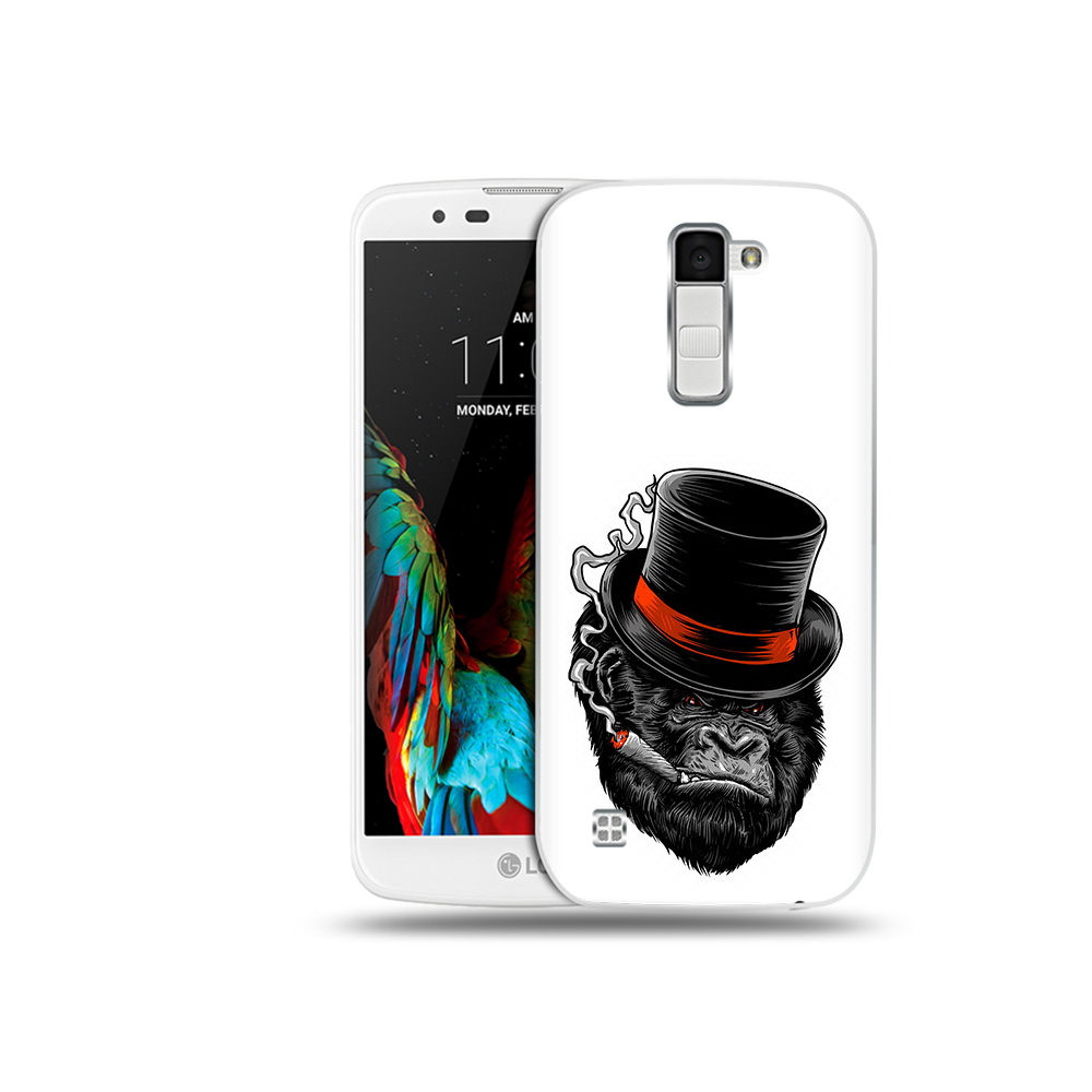 

Чехол MyPads Tocco для LG K10 дизайнерская горилла (PT30014.80.431), Прозрачный, Tocco