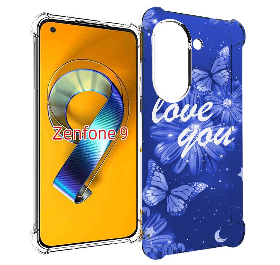 

Чехол MyPads Люблю-тебя-с-бабочками для Asus Zenfone 9 (AI2202), Прозрачный, Tocco