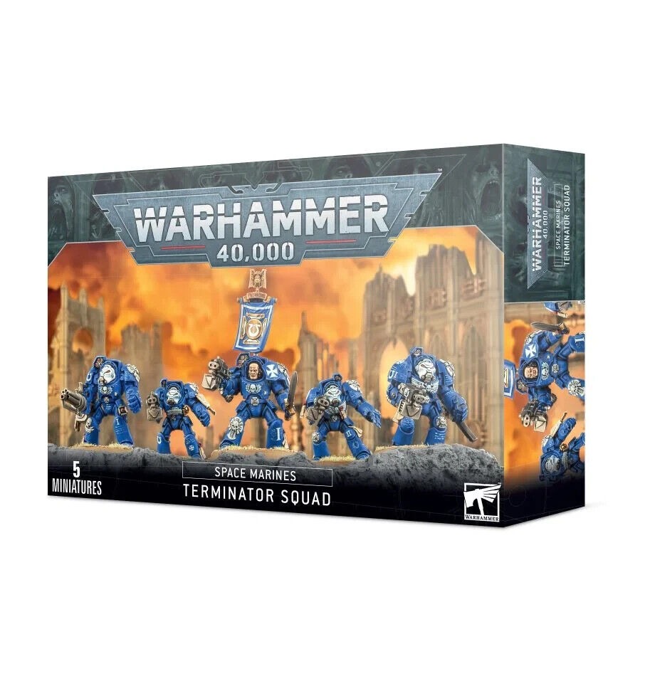 Миниатюры для игры Games Workshop Warhammer 40000: Space Marines - Terminator Squad 48-10