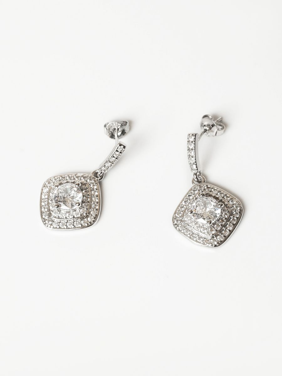 

Серьги подвески из латуни SHINE & BEAUTY 76761-1, кристалл, 76761-1