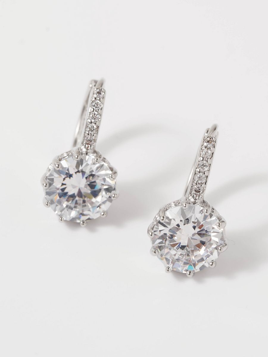 

Серьги из латуни SHINE & BEAUTY 77108-10, кристалл, 77108-10
