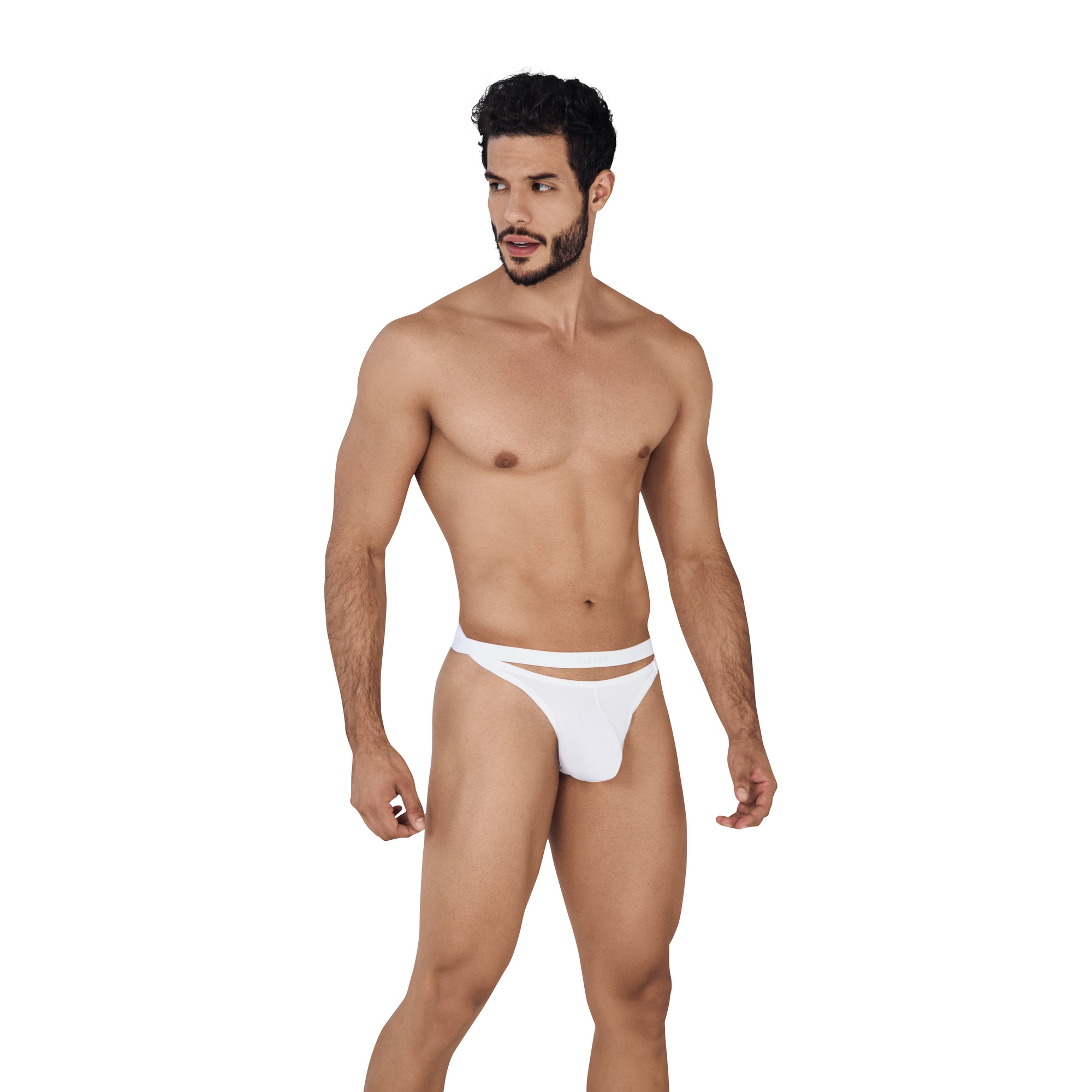 фото Мужские трусы тонги белые clever agleam thong 061601 xl clever masculine underwear