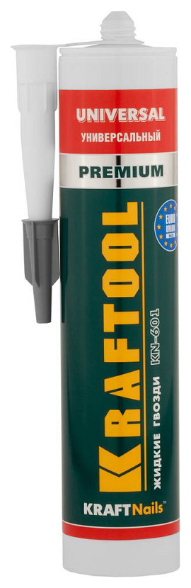 фото Клей монтажный kraftool kraftnails premium kn-601, 310мл