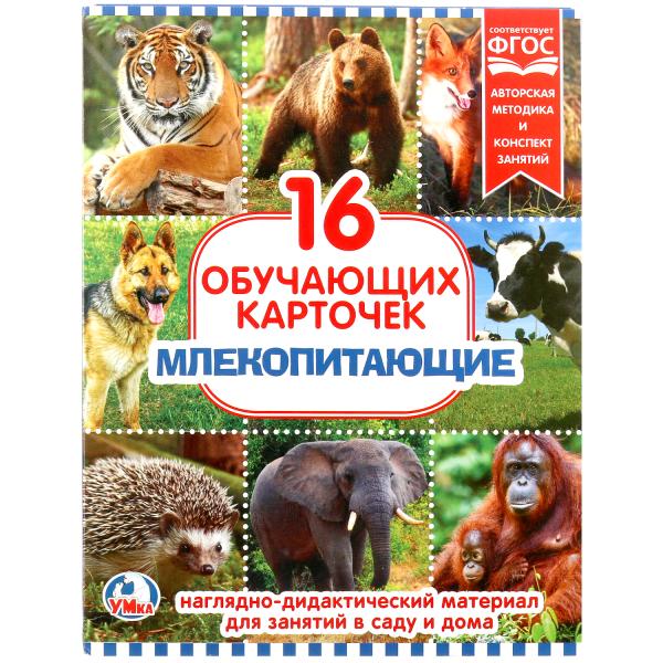 

Обучающие карточки "Млекопитающие" Умка