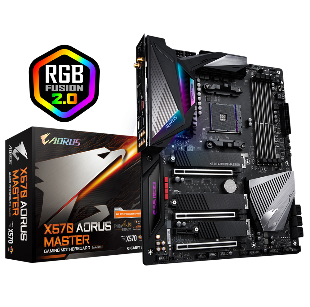 фото Материнская плата gigabyte x570 aorus master