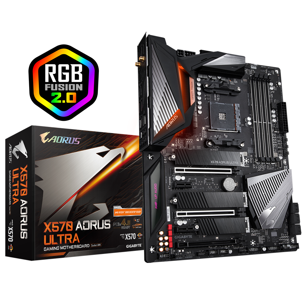 фото Материнская плата gigabyte x570 aorus ultra