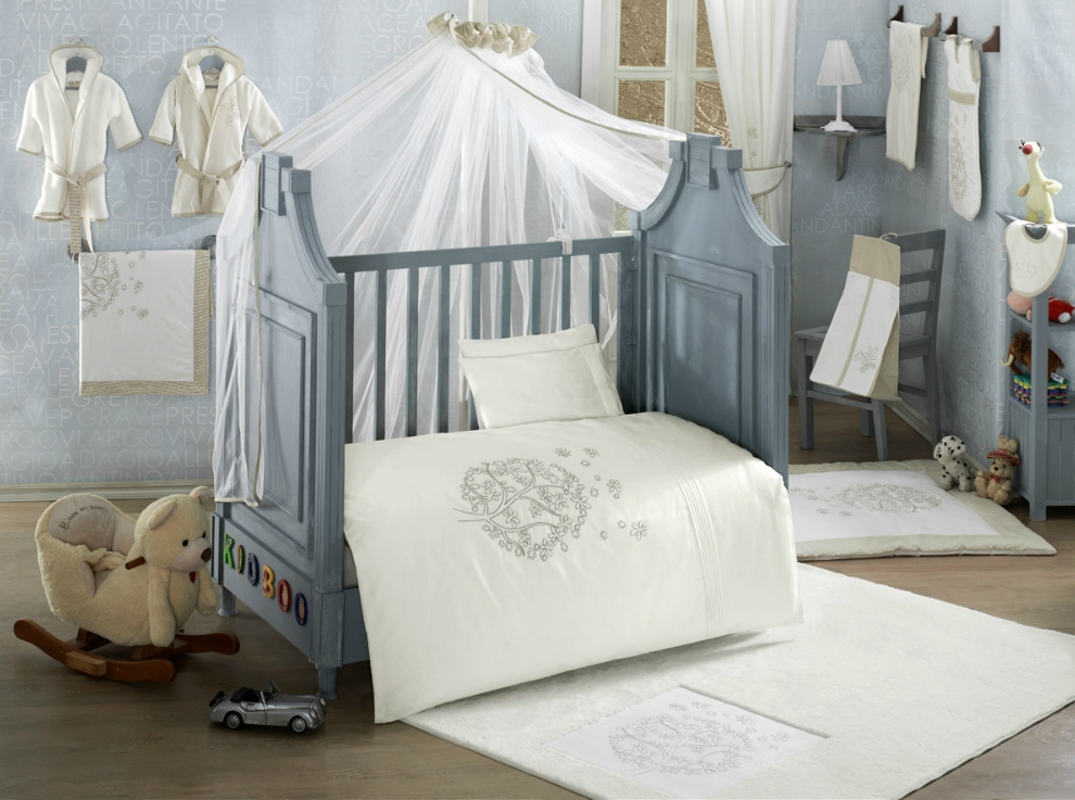 

Комплект Kidboo Valentine Saten Vanilla, 4 предмета, Бежевый