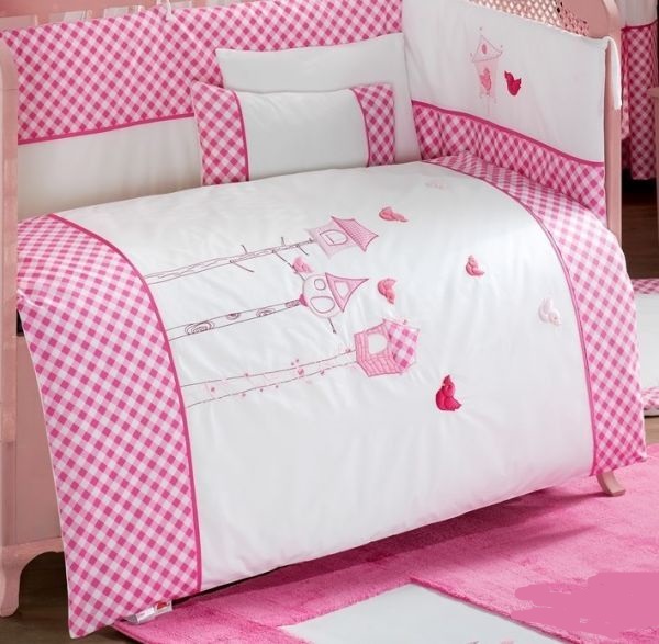 Комплект Kidboo Lovely Birds Pink, 3 предмета