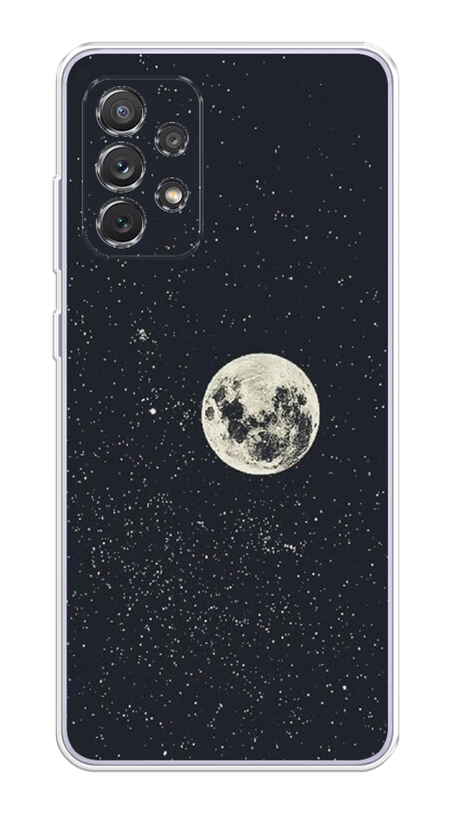 

Чехол на Samsung Galaxy A73 "Полнолуние", Красный, 2104650-2