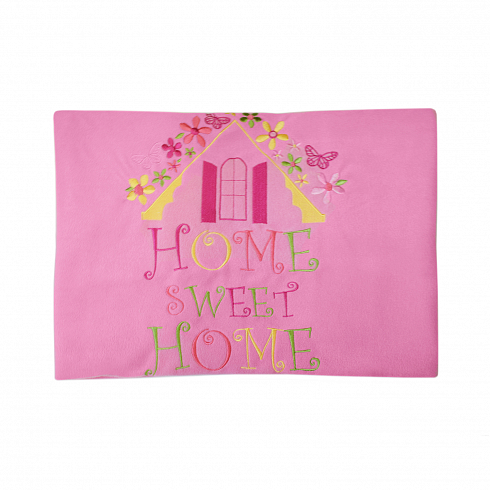 фото Плед флисовый kidboo sweet home pink, 80x120 см