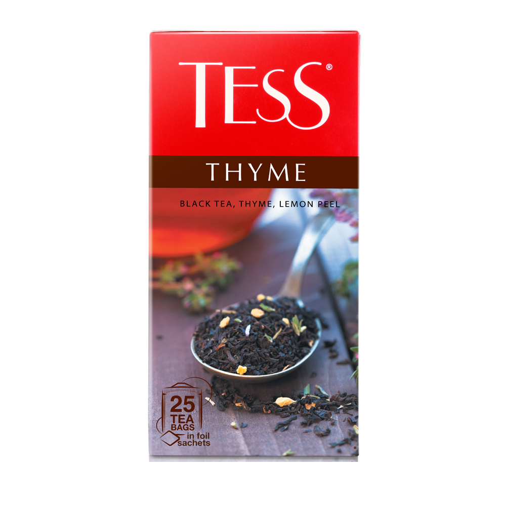 фото Чай черный tess thyme 25 пакетиков