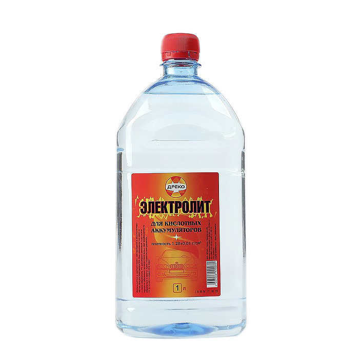 

Электролит кислотный, 1л, Бесцветный