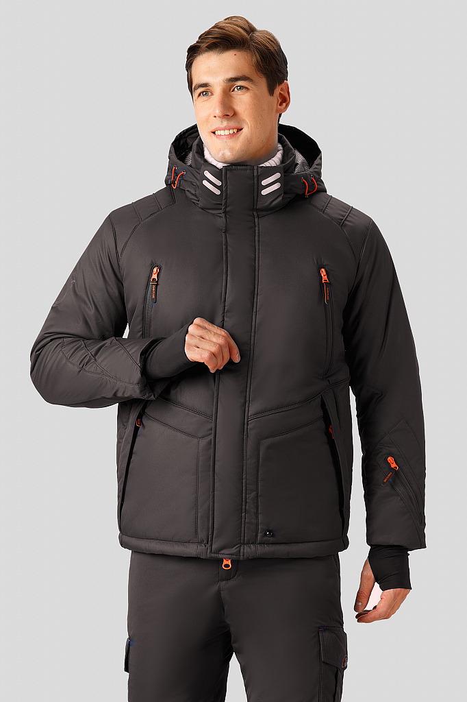 

Зимняя куртка мужская Finn Flare W18-22030 черная 3XL, W18-22030