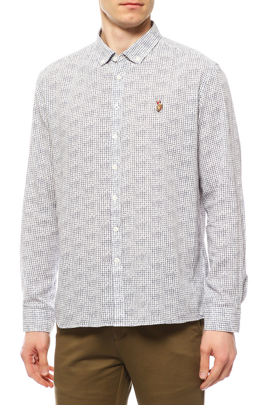 

Рубашка мужская U.S. POLO ASSN. G081SZ0040SAMSA синяя S, G081SZ0040SAMSA