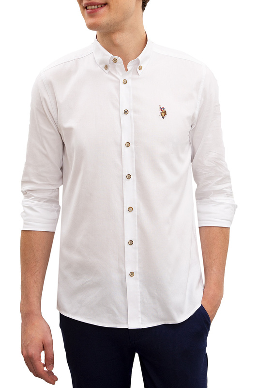 

Рубашка мужская U.S. POLO ASSN. G081SZ0040CEDCOLOR020Y белая XXL, Белый, G081SZ0040CEDCOLOR020Y
