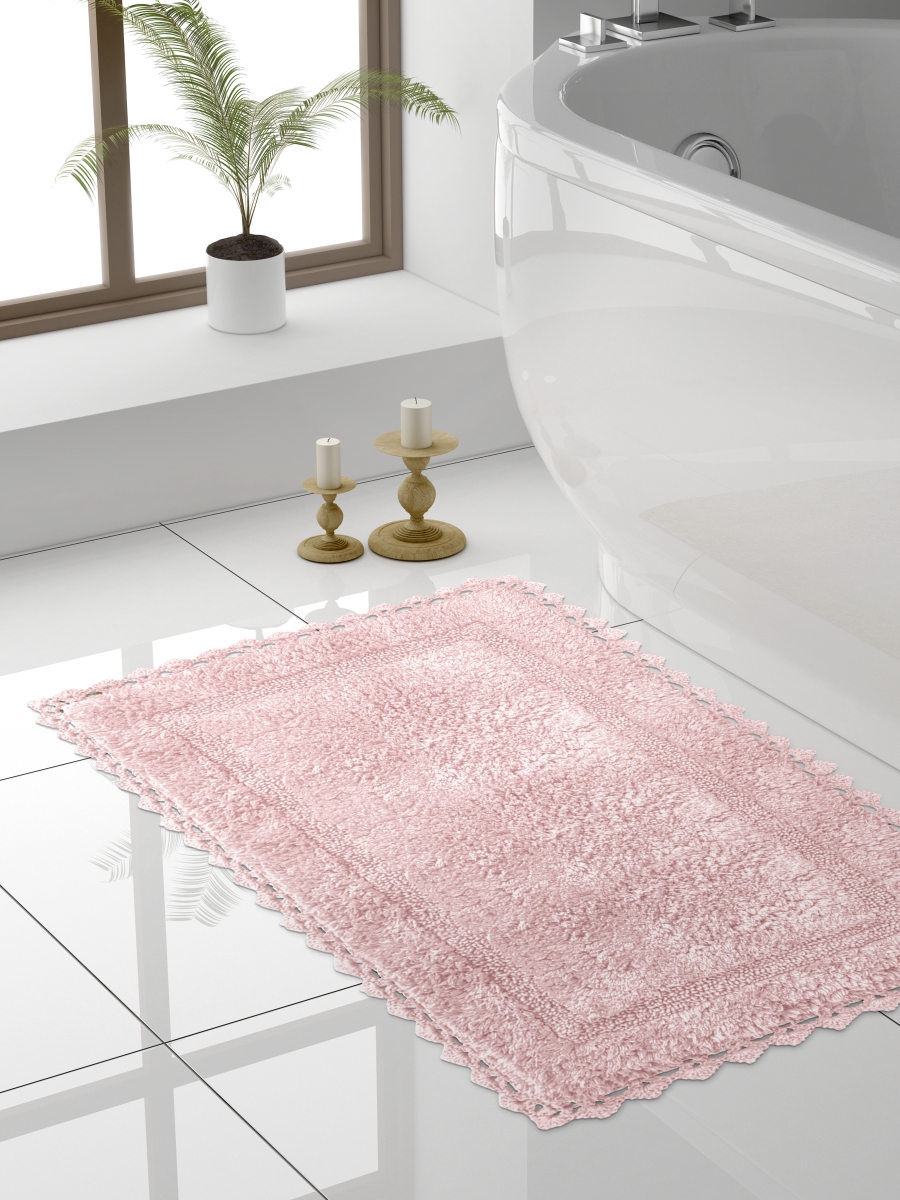 фото Коврик для ванной 60x100 см, розовый deнастия 8276 m111171 denastia