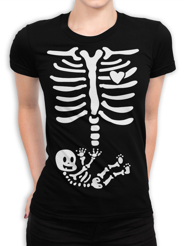 

Футболка женская Dream Shirts Скелет черная S, Скелет