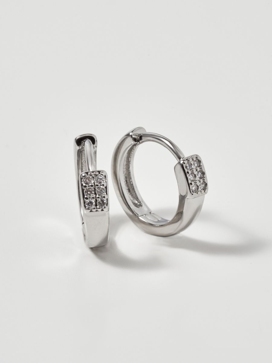 

Серьги конго из латуни SHINE & BEAUTY 82329-7, кристалл, 82329-7