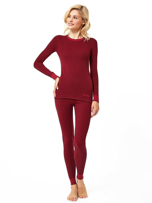 

Термобелье женское Cotton Comfort Everyday MCLCCEL0102ttt/бордо XS, Cotton Comfort Everyday