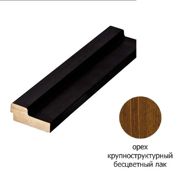

Стойка дверной коробки РУМАКС 70x35x2100 без уплотнителя, шпон орех крупностр.