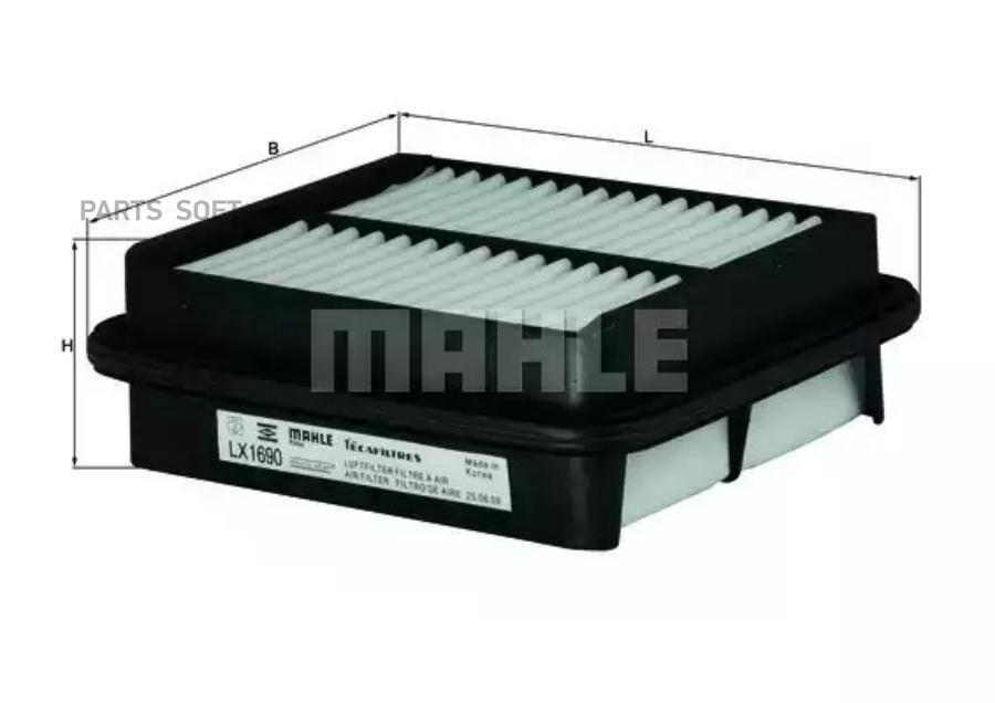 

Воздушный фильтр Mahle/Knecht LX1690