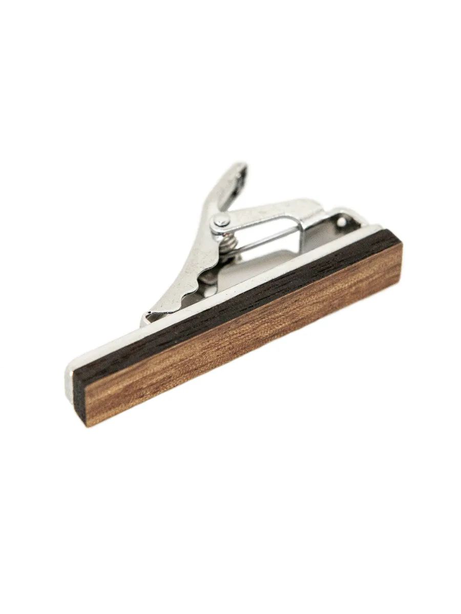 Зажим для галстука мужской 2beMan TC080 коричневый