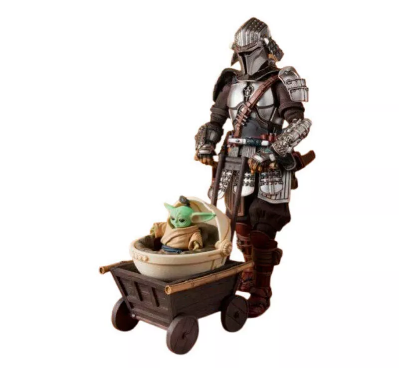 

Фигурка Star Wars Ronin Mandalorian Beskar Armor & Grogu – Meishomanga Realization (18,5 с