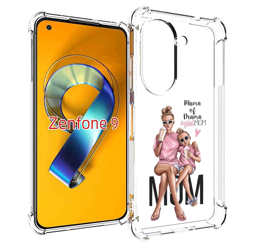 

Чехол MyPads Мама-мечты женский для Asus Zenfone 9 (AI2202), Прозрачный, Tocco