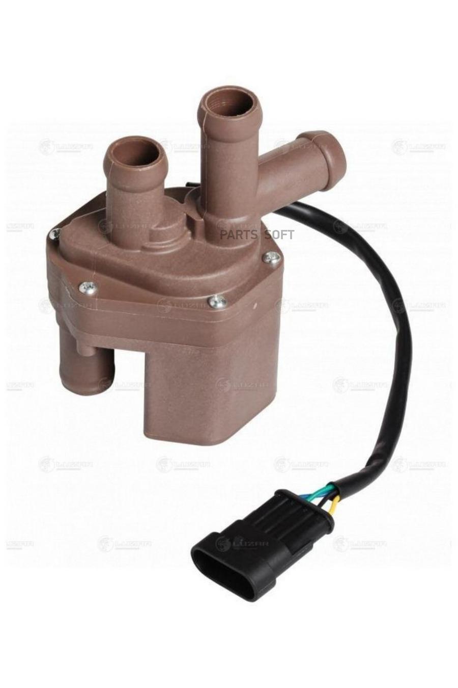 LUZAR Кран отоп. электр. (бессальник.) для ам ГАЗель Next (LVE 0322)