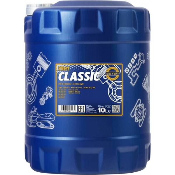 

Моторное масло MANNOL полусинтетическое CLASSIC 10W40 10л