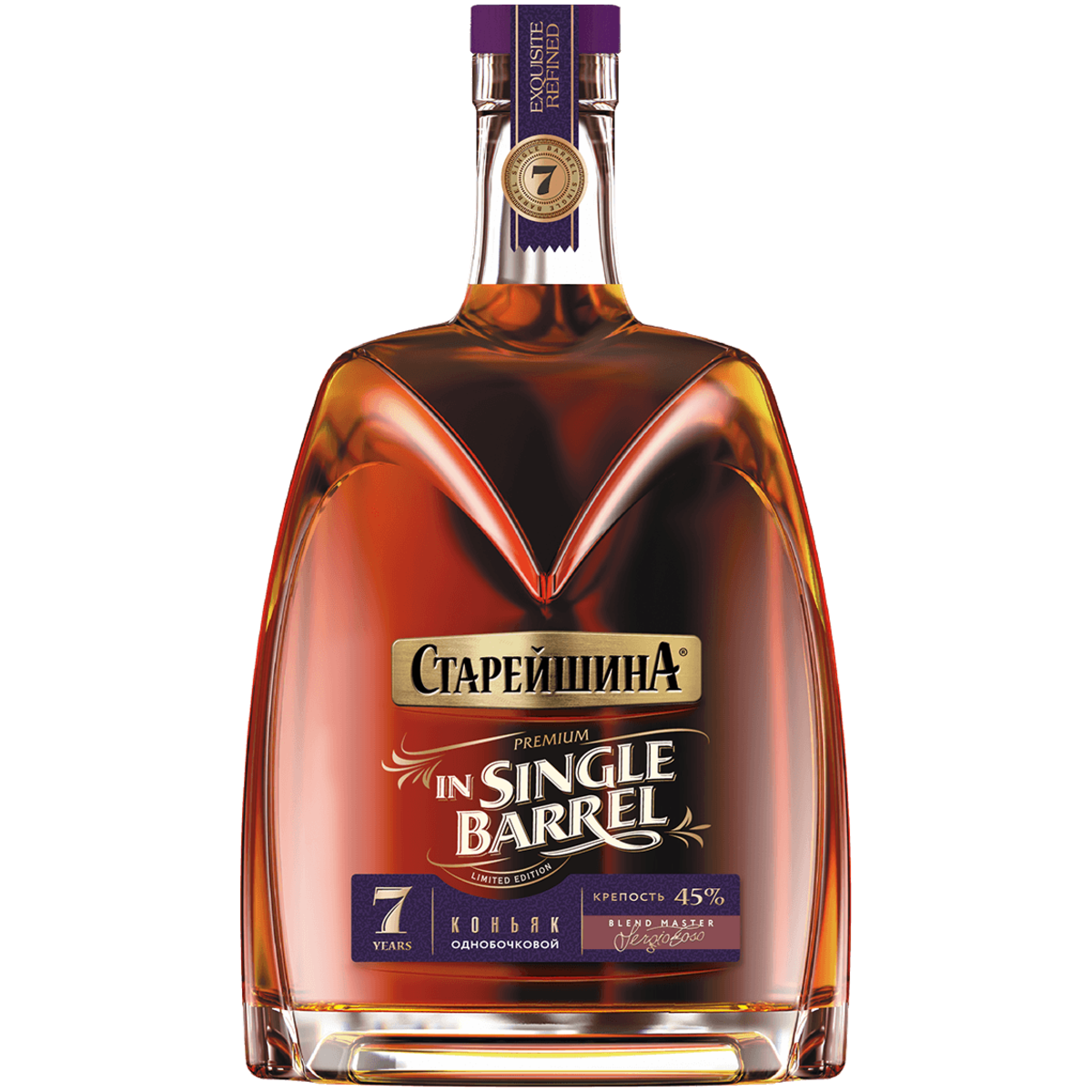 

Коньяк Старейшина 7 лет Single Barrel ECO 0,5 л