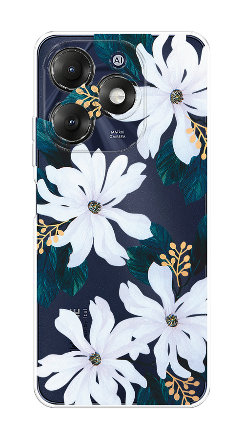 

Чехол на Itel A70 "Delilah Flower", Зеленый;белый, 3201750-1