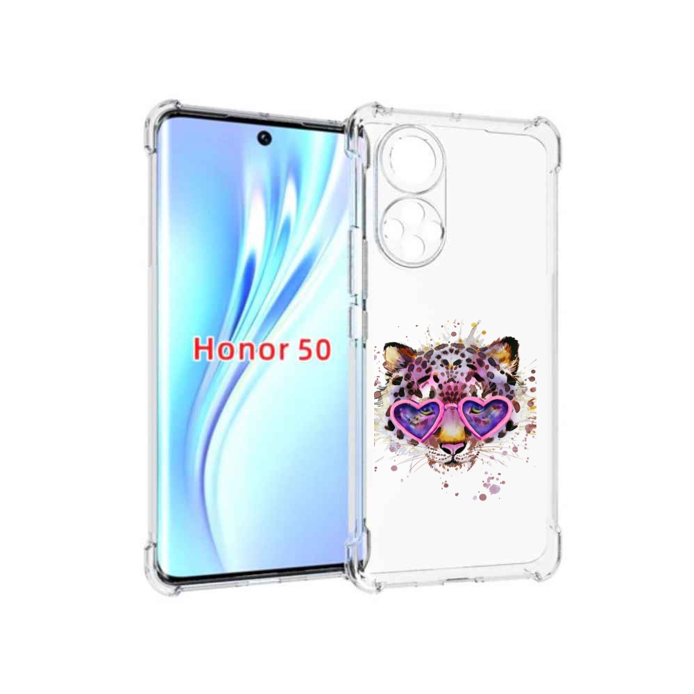 

Чехол бампер MyPads модный леопард для Honor 50., Прозрачный, Tocco